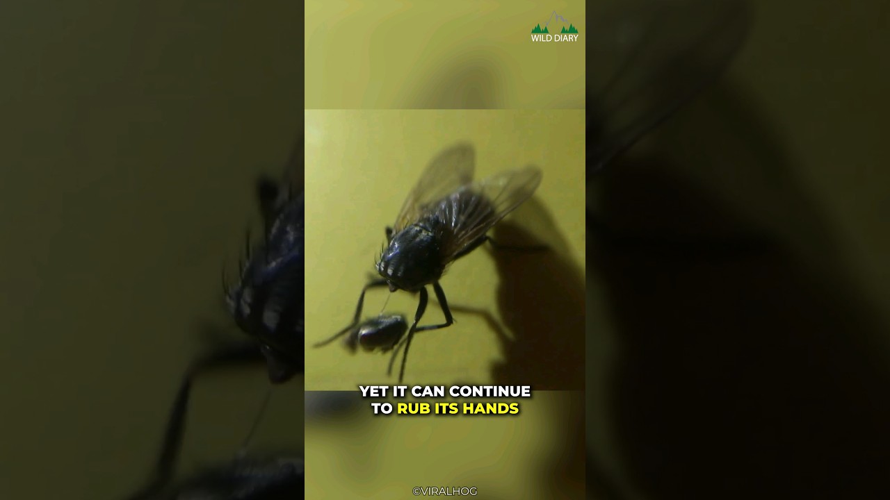 Housefly Accidentally Twists Head 🪰