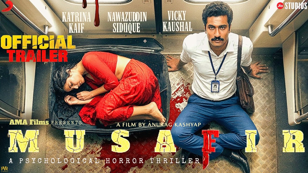 Musafir Official Trailer: Katrina, Vicky & Nawazuddin 🎬
