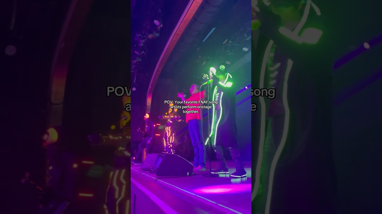 CG5 & The Living Tombstone Perform LIVE! 🎤 | FNAF Short