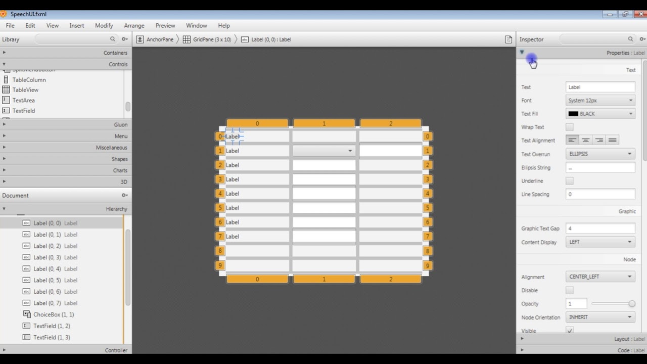 Getting Started with Gluon SceneBuilder for JavaFX GUI