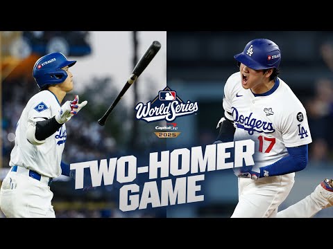 Shohei Ohtani Hits 2 Home Runs in Game 3 of the World Series! ⚾️ | 大谷翔平ハイライト
