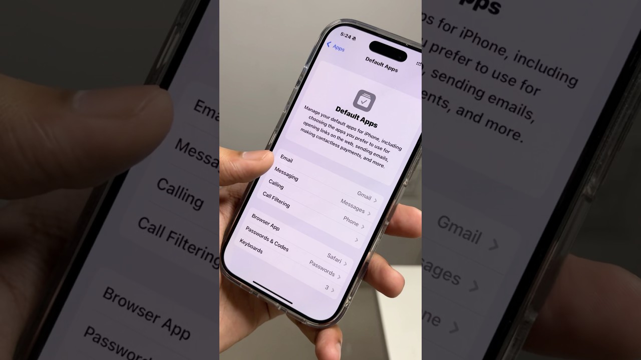 Change Default Apps on iPhone 📱