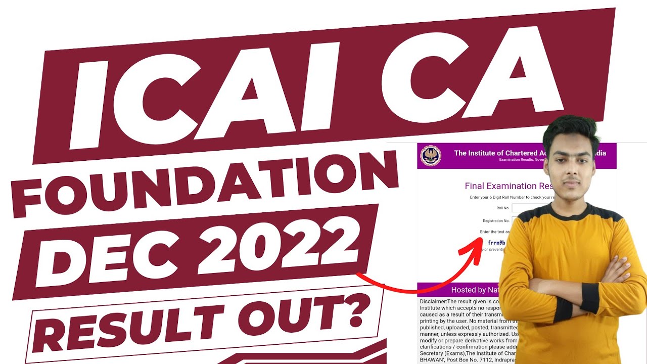 ICAI CA Foundation Dec 2022 Results Announced | Check Your Score Now 📊