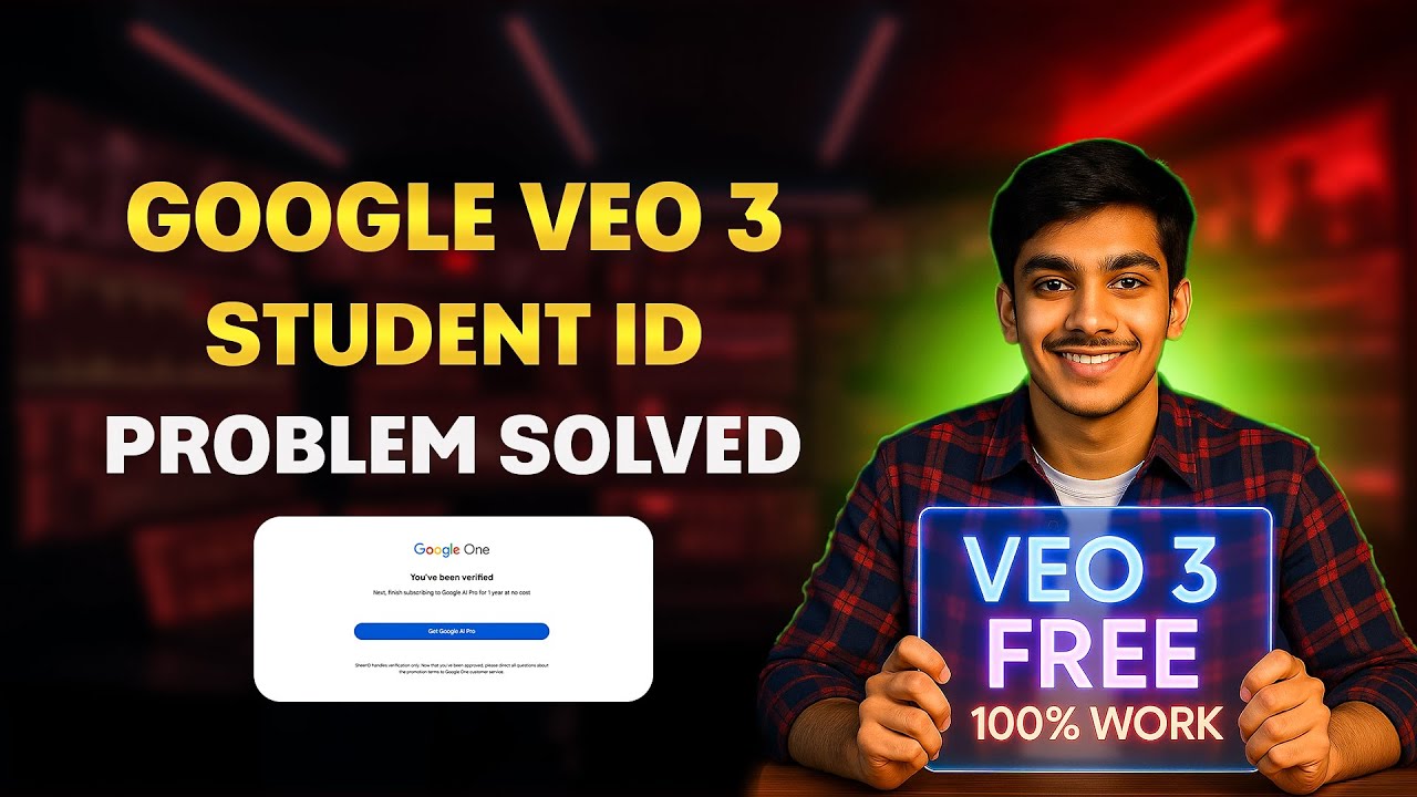 Get Google VEO 3 Free for 1 Year 🎉