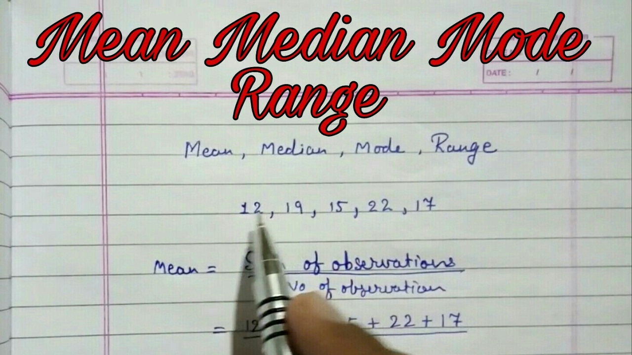 Mean, Median, Mode, and Range: Easy Guide for Class 9 CBSE Students