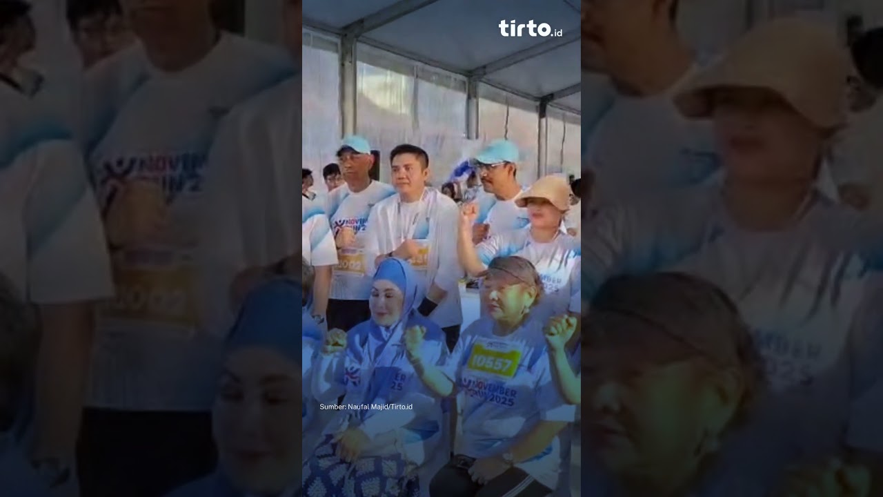 Mensos & Seskab Ikut November Run Bersama Keluarga Pahlawan 🏃‍♂️