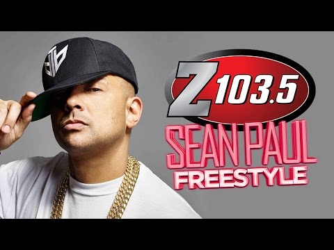 Sean Paul Freestyles in the Z1035 Studios