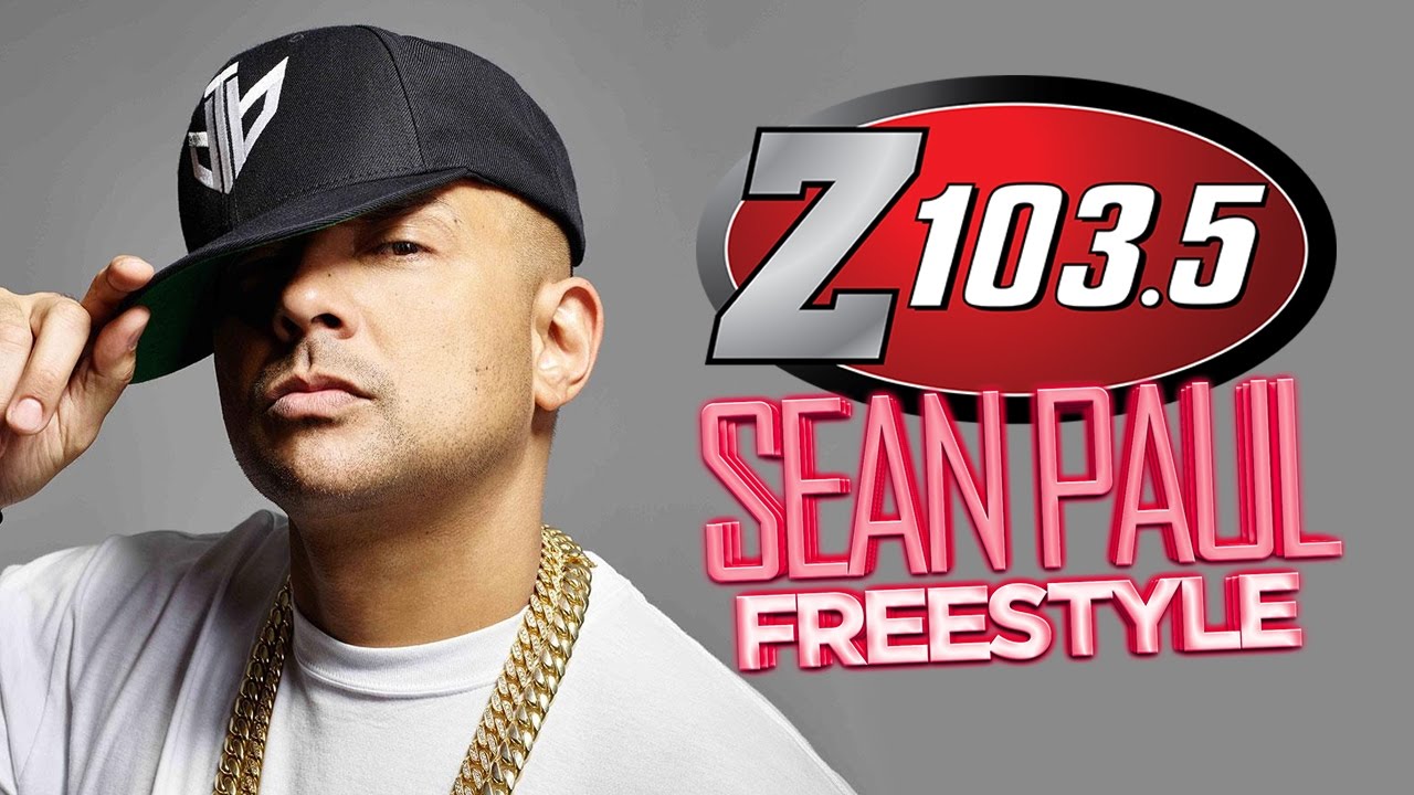 Sean Paul Freestyle Session at Z1035 Studios
