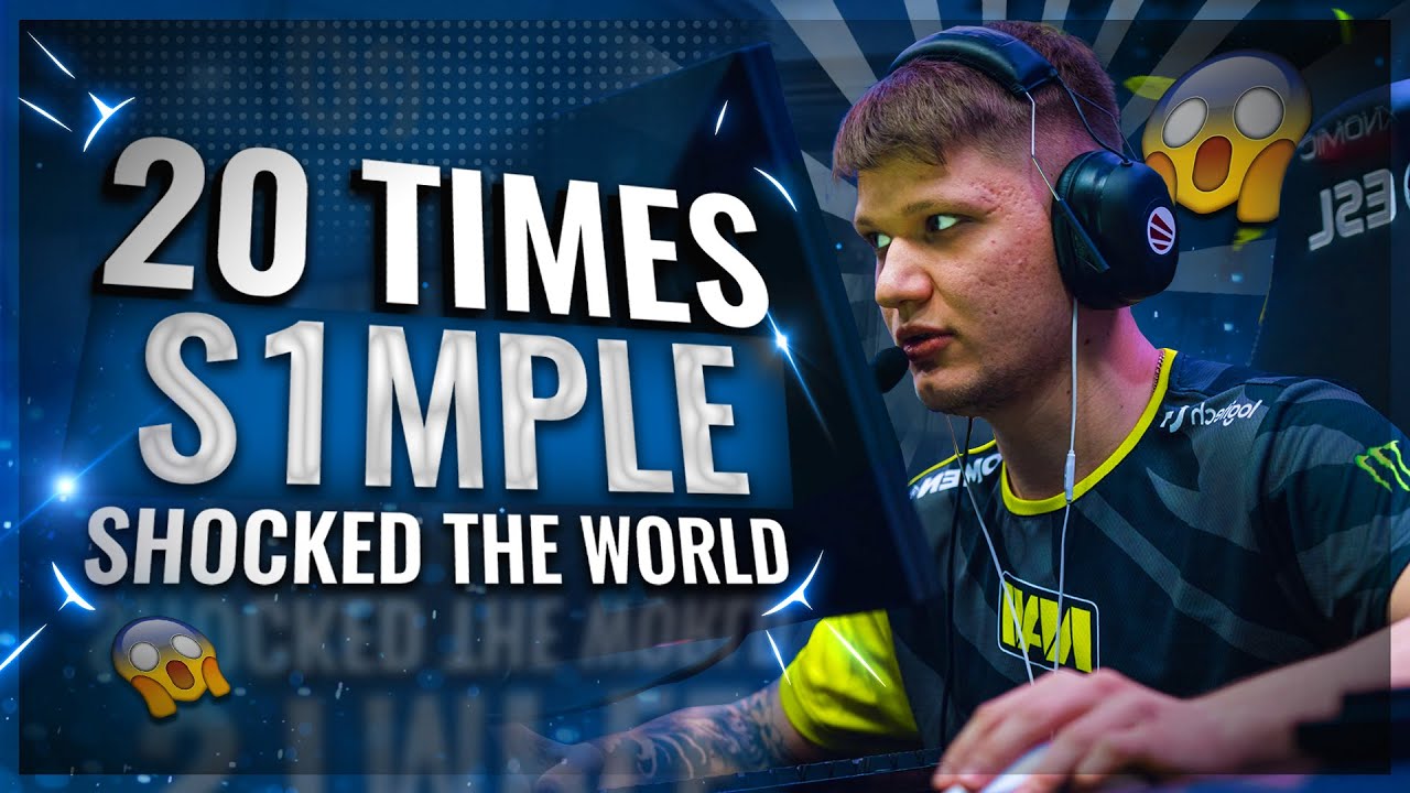 20 Epic S1mple Moments That Shocked the World! 🔥
