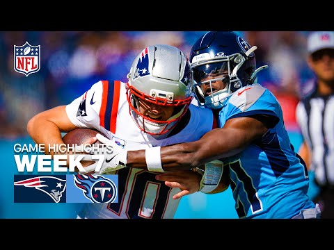New England Patriots vs Tennessee Titans Game Highlights | 2025 NFL Season Week 7