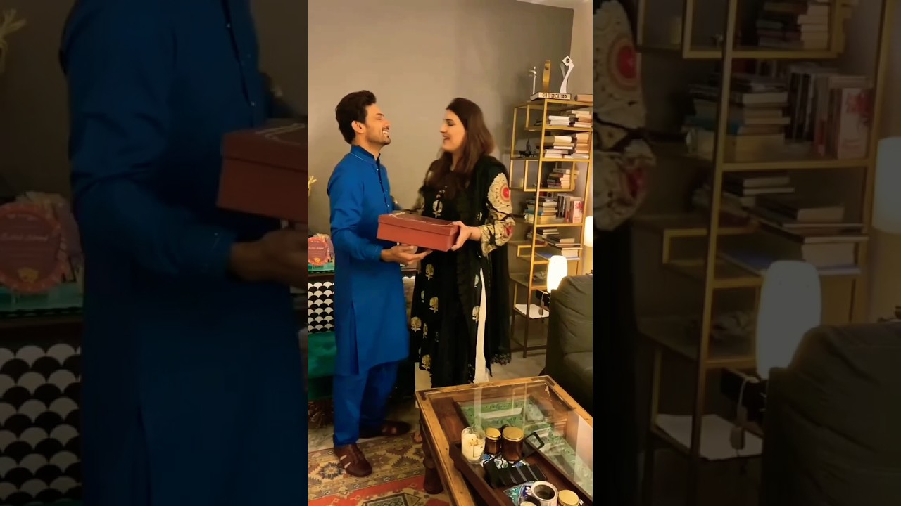 Zahid Ahmed and Amna Share a Cute Moment