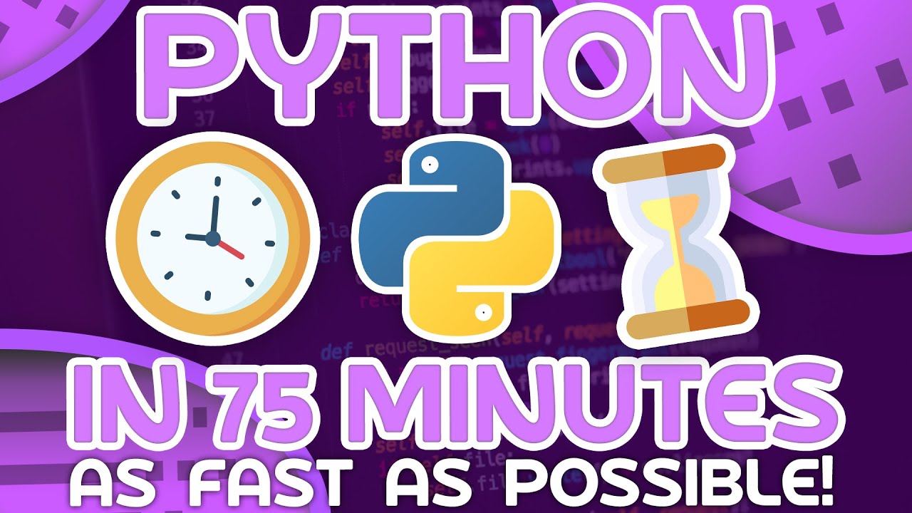 Learn Python in Just 75 Minutes 🚀 – Fast & Easy Beginner's Guide