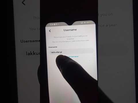 How to change username on Snapchat Apps | Just Changing Username Snapchat 🤯 #short