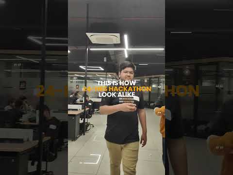 24-hrs hackathon is fun when you have super talented teams to compete 🚀 #hackathon #offline #coding