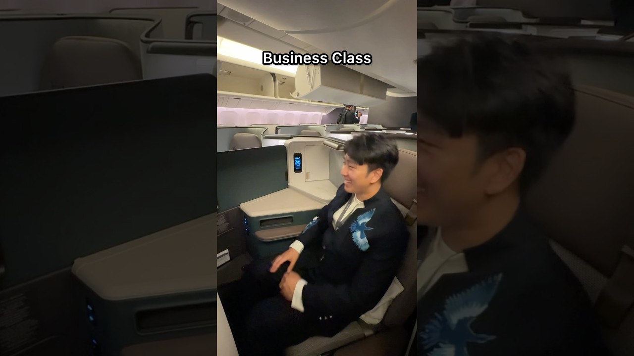 Economy vs. First Class Seats ✈️
