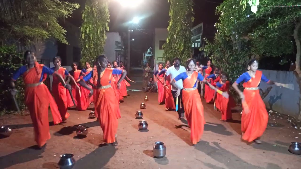 ఒసేయ్ రాములమ్మ  కోలాటం సాంగ్  టీమ్  గిడిజాలపేట మాస్టర్ సంతోష్  ph:9963806295