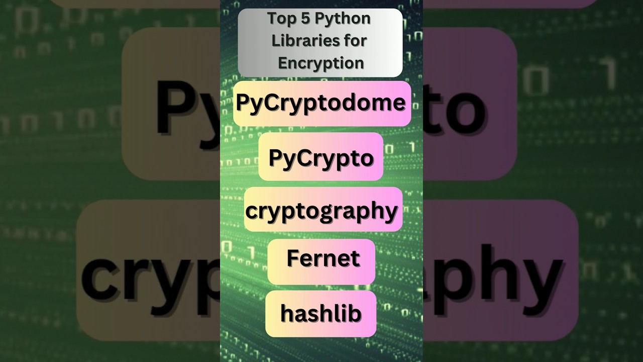 Top 5 Python Libraries for Encryption 🔐