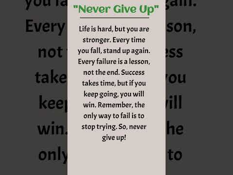 Never Give Up || English Listening Practice β
|| #gradedreader