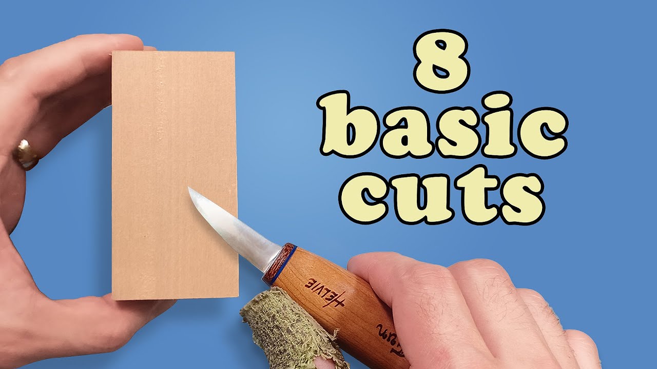 Whittling Tips: Master the 8 Basic Cuts ✂️