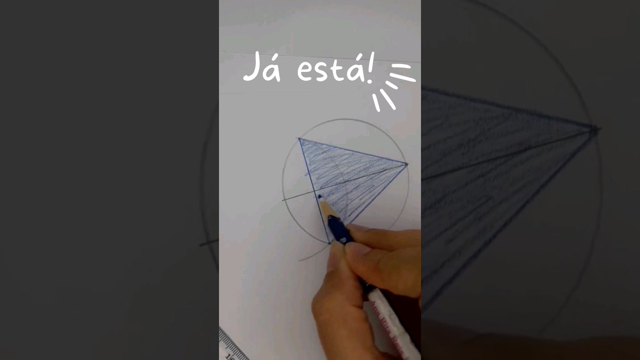 Aprenda a Traçar um Triângulo Equilátero na Circunferência com Simples Passos ✏️