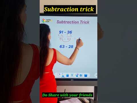 Subtraction trick #vedicmaths #vedic #mathsscam #trending