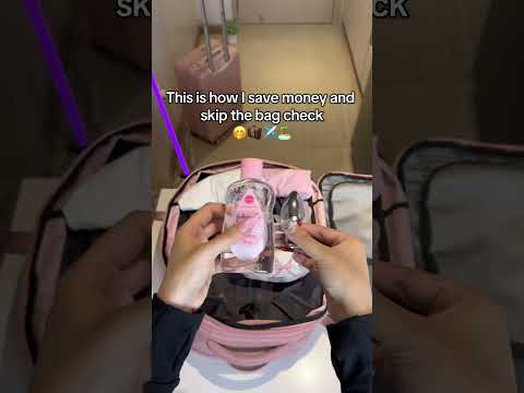 It feels illegal to know about this travel backpack 🤭💗 #travel #travelhacks #airline