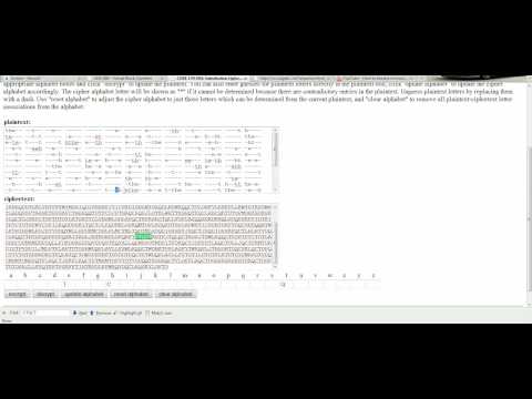 How to break a monoalphabetic substitution cipher - part 2/3