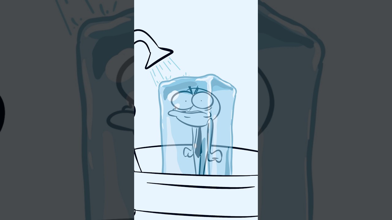 Sensitive Showers 😢 (Animation Meme) #shorts