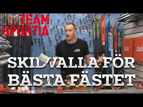 Skidvalla för bästa fästet