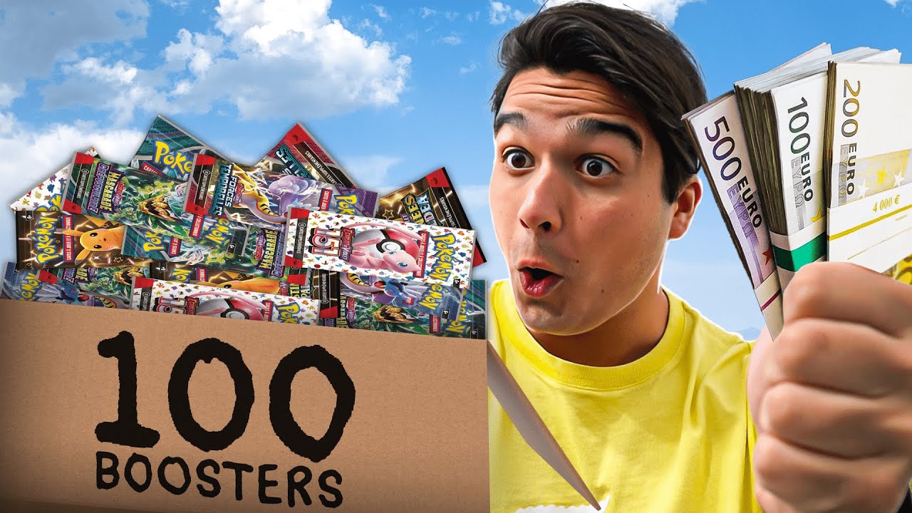 100 Boosters Pokémon: Combien ça rapporte ? 💰