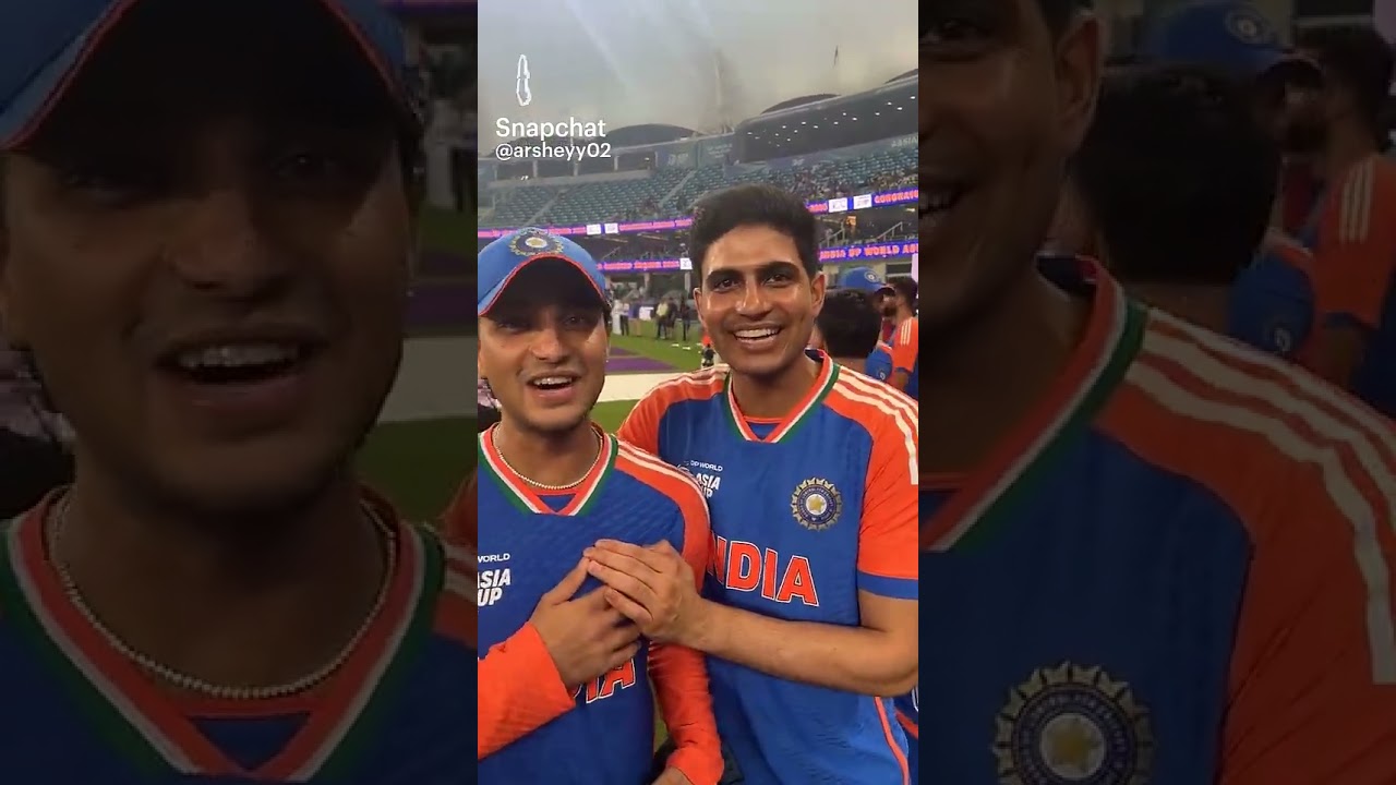 Abhishek Sharma and Shubman Gill between funny moment 😂❤️ #shubmangill #abhisheksharma #asiacupfinal