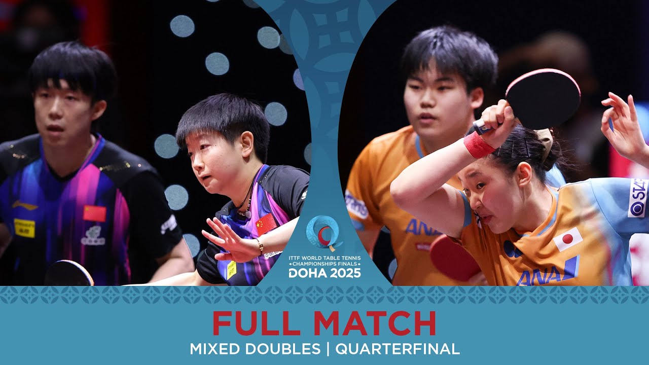 Epic Doubles Match: Wang/Sun vs Matsushima/Harimoto | ITTF World Championships QF 🏓