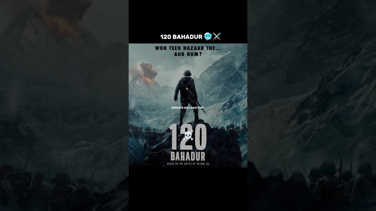 120 Bahadur🥶: Major Shaitan Singh Bhati PVC & Charlie Company, 13 Kumaon