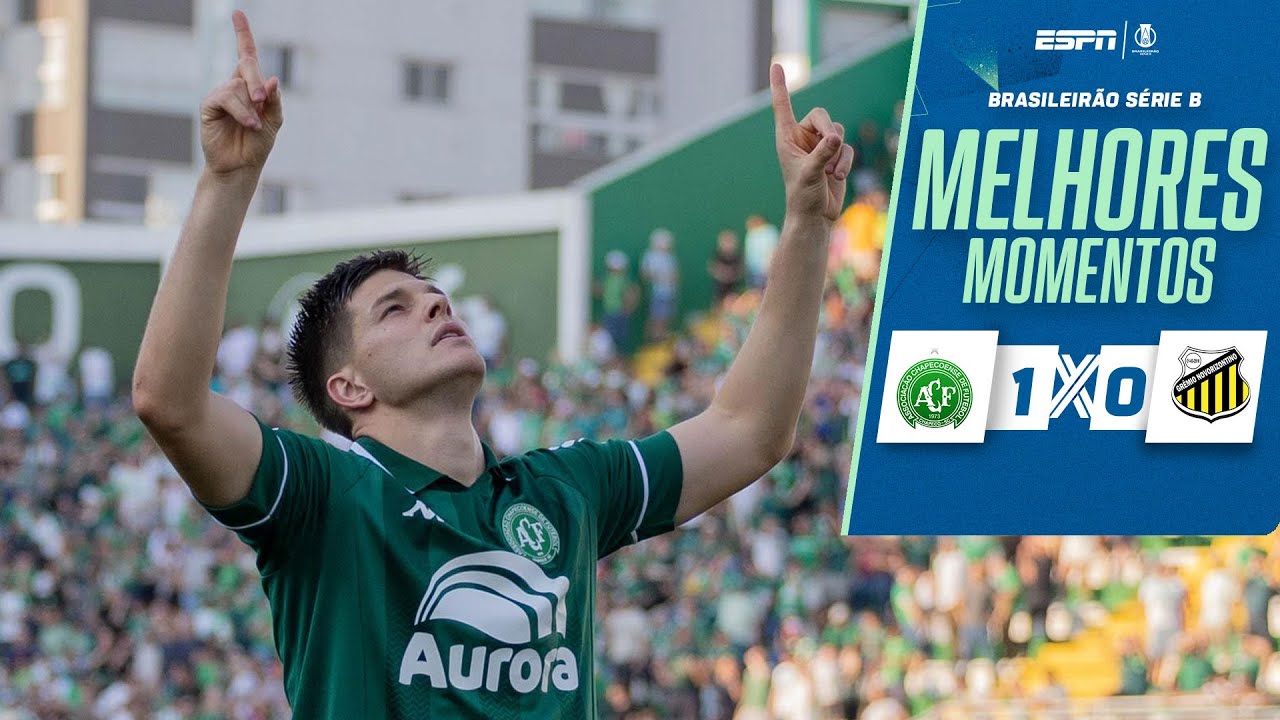 Chape vence Novorizontino com gol de Perotti e se aproxima do G-4 na Série B ⚽