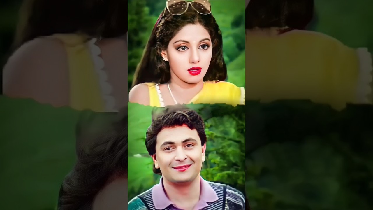 🌸 Timeless Romance: Rishi Kapoor & Sridevi's Beautiful Song | Short Video
