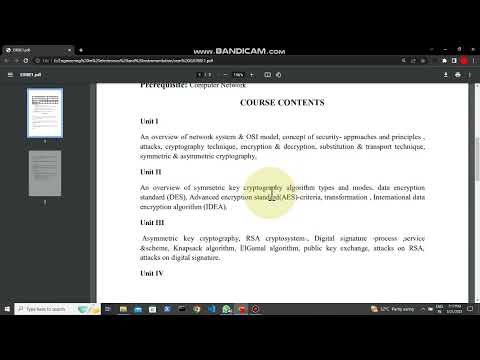 NETWORK SECURITY SYLLAYBUS | #networksecurity