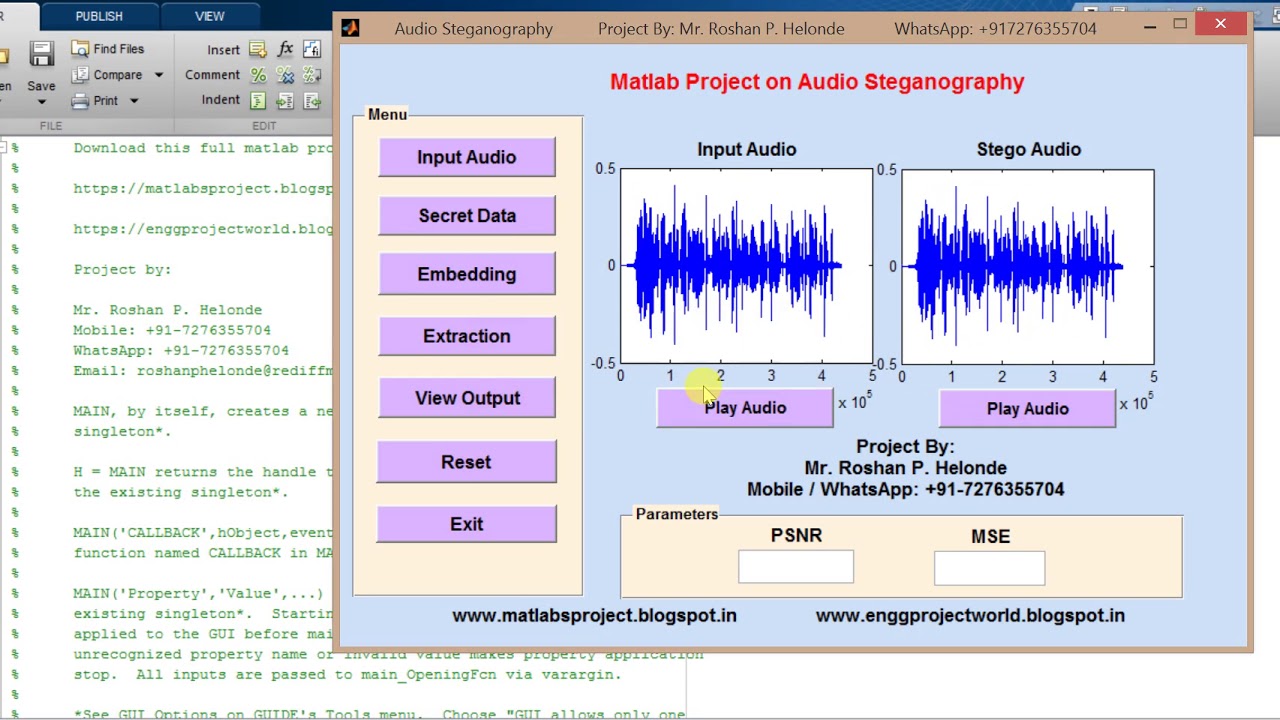 Audio Steganography Implementation Using MATLAB