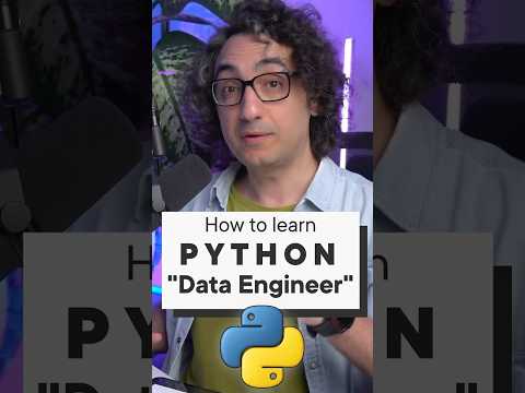 How I’d Learn Python for Data Engineering in 2025 (Step-by-Step)
