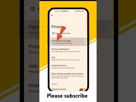 Permission manager allow and deny app permission#shorts
