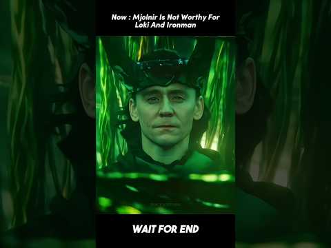 People Think Loki And Ironman Are Not Worthy of Mjolnir 🤯 #shorts