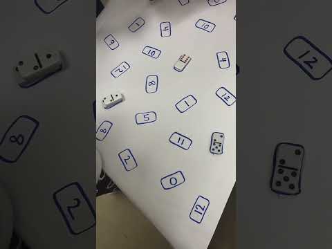 Aprender brincando, #ludico #fy #criativo #numerosequantidades #diy #matemática #divertida #domino