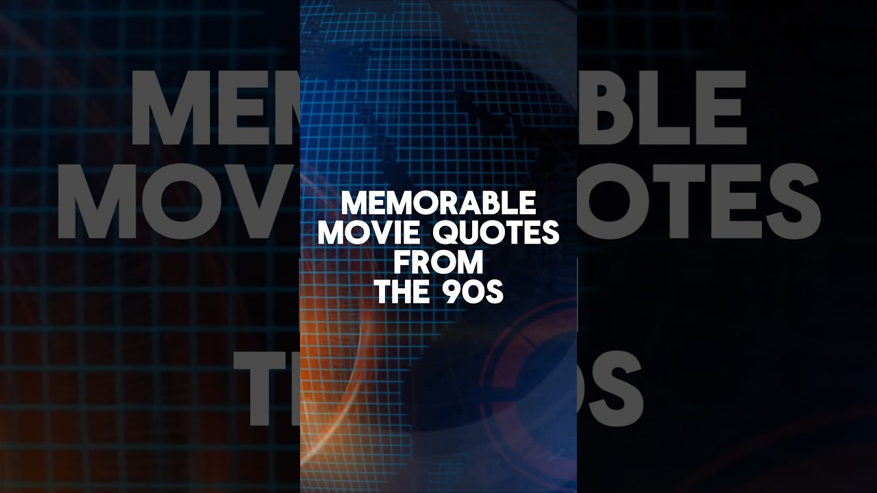 Iconic 90s Movie Quotes - Part 2 🎬