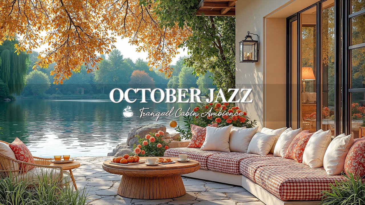 Autumn Jazz & Flowers for a Peaceful October 🎶