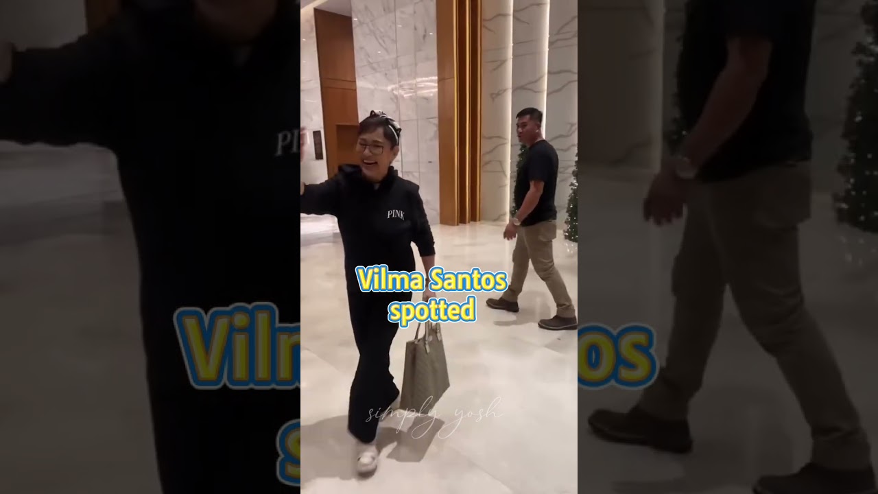 Vilma Santos in Person: Friendly & Bubbly π