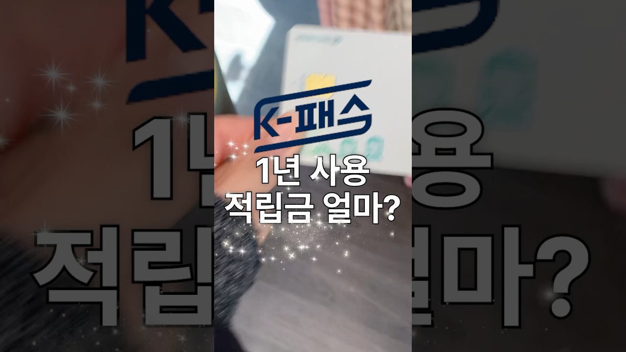 K패스 1년간 절약한 교통비는 얼마나 될까? 🚍