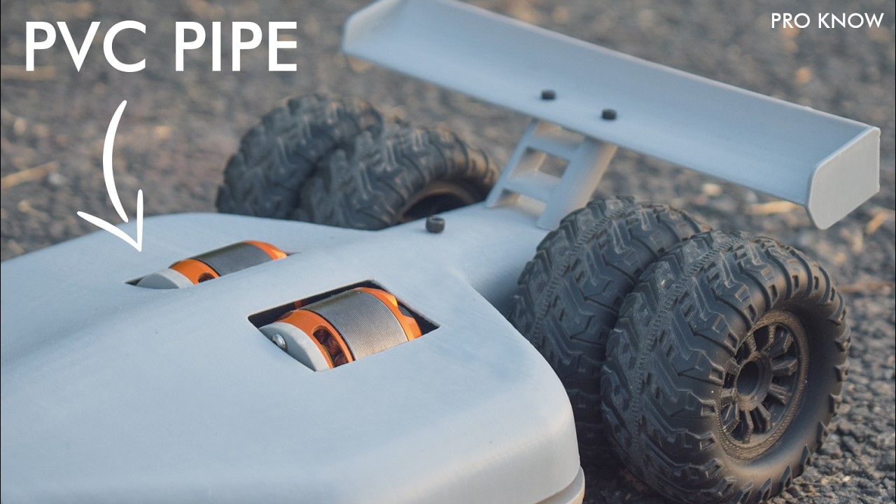 Build a High-Speed DIY RC Car from PVC Pipe 🚗 | Easy Step-by-Step Guide