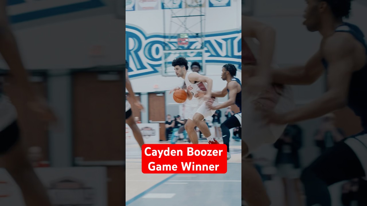 Cayden Boozer's Game-Winning Moment π
