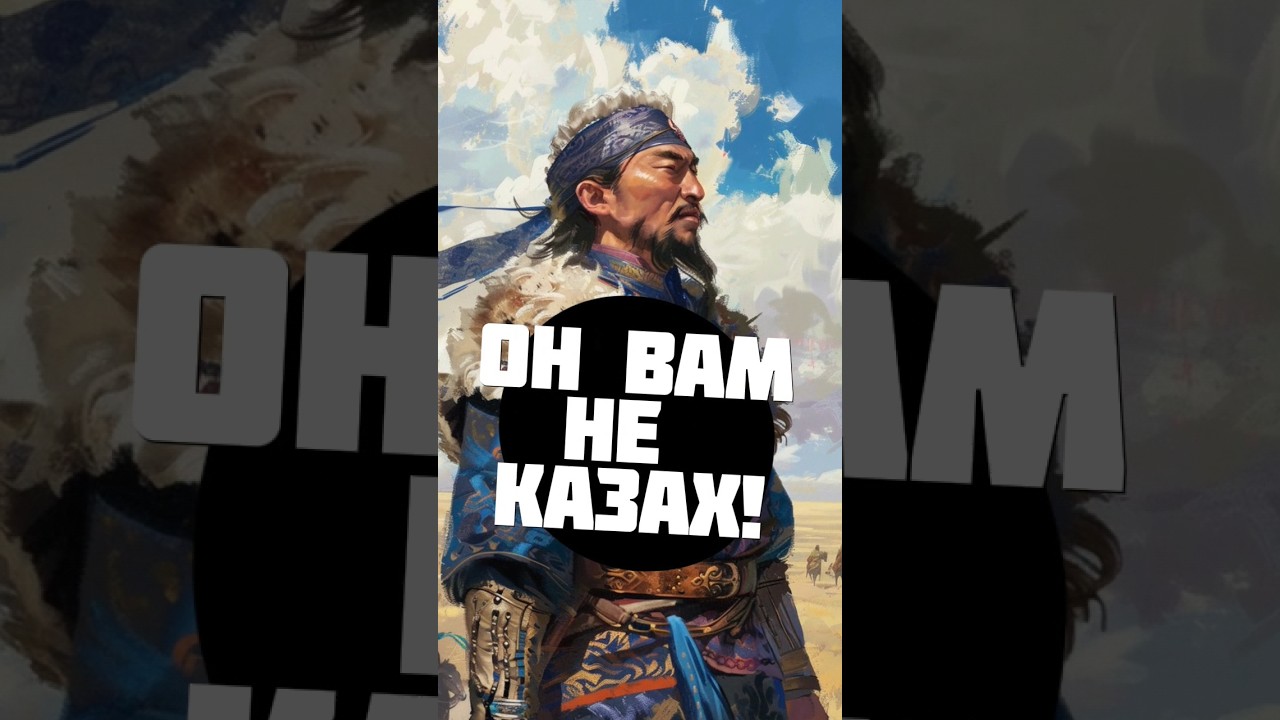 Чингисхан — не казах, а монгол 🐎