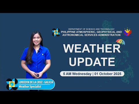 Public Weather Forecast issued at 5 AM | October 01, 2025 - Wednesday
