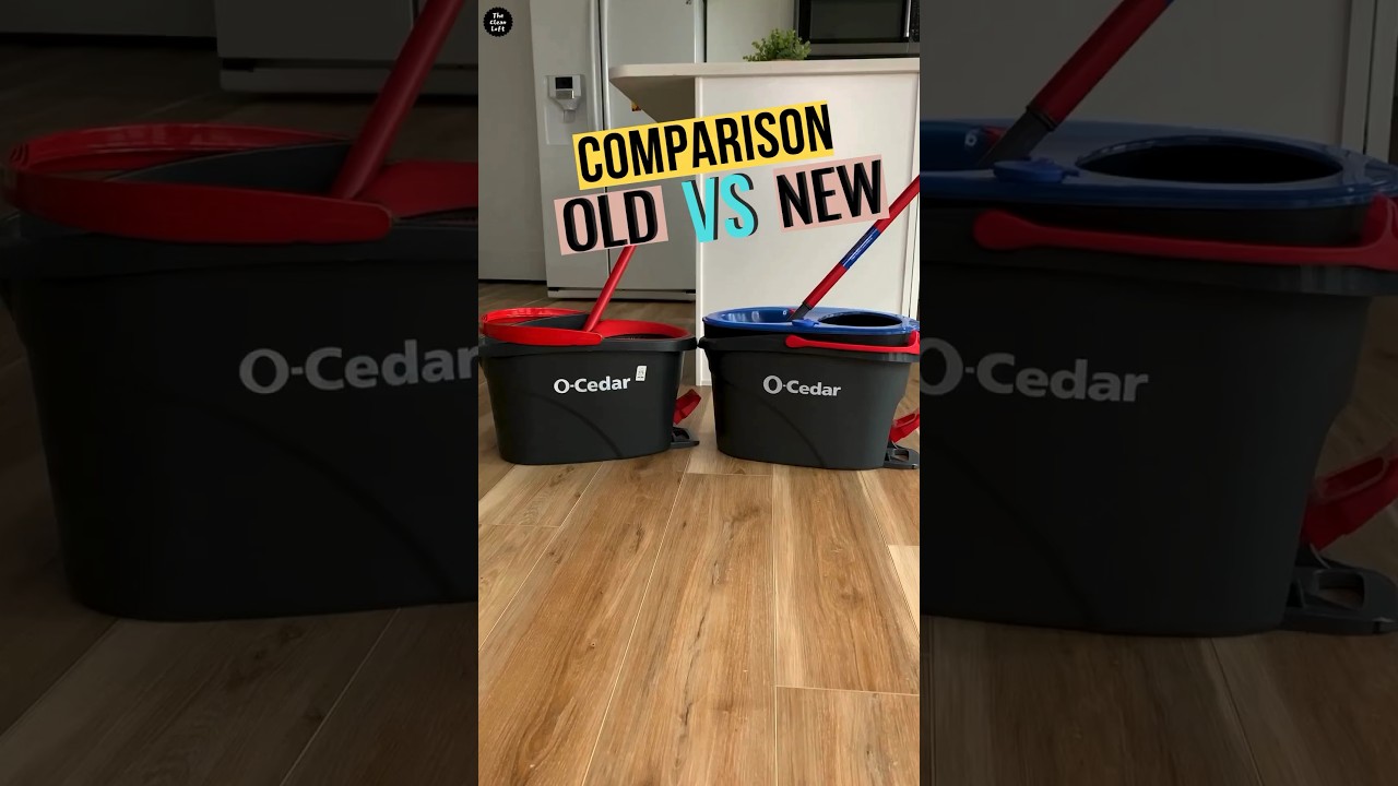 O'Cedar Spin Mop Comparison: New RinseClean vs Old EasyWring – Which One Is Better? 🧼